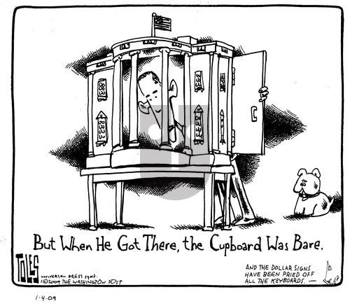 Tom Toles on Tuesday March 31, 2009 Comic Strip