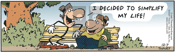 Frank and Ernest on Friday December 7, 2007 Comic Strip