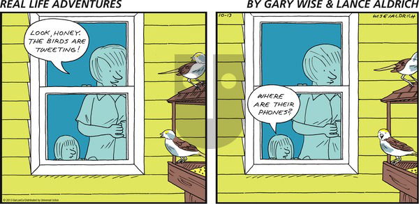 Real Life Adventures on Sunday October 13, 2013 Comic Strip