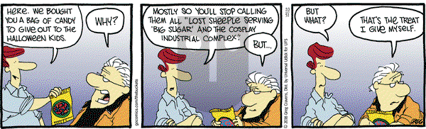 The Buckets on Monday October 31, 2016 Comic Strip