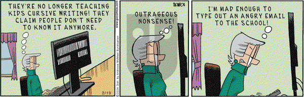 Grand Avenue on Monday February 19, 2024 Comic Strip