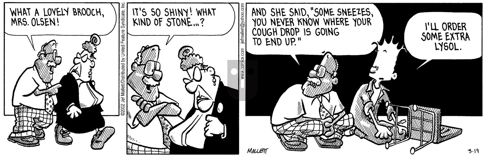 Frazz - Tuesday March 19, 2002 Comic Strip