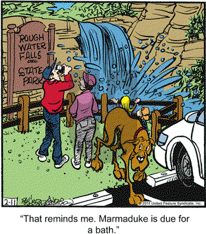 Marmaduke on Friday February 11, 2011 Comic Strip