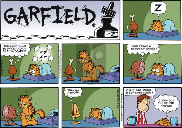 Garfield - Sunday June 26, 2011 Comic Strip
