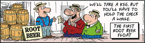 Frank and Ernest on Wednesday June 7, 2017 Comic Strip