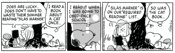 Peanuts on Thursday July 17, 1997 Comic Strip