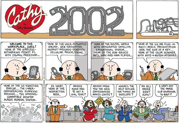 Cathy Classics - Sunday January 6, 2013 Comic Strip