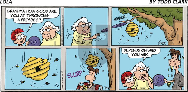 Lola on Sunday July 24, 2011 Comic Strip