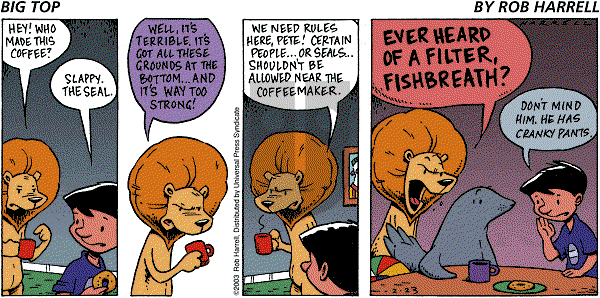 Big Top on Sunday February 23, 2003 Comic Strip