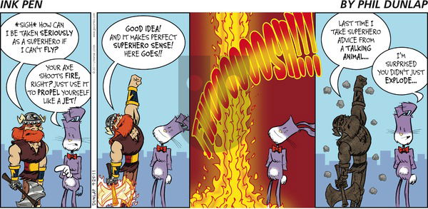 Ink Pen on Sunday September 25, 2011 Comic Strip