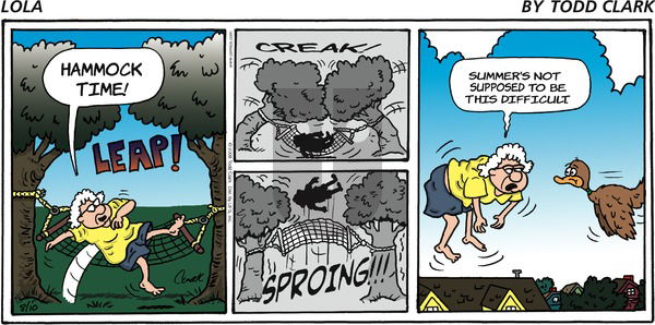 Lola on Sunday August 10, 2008 Comic Strip