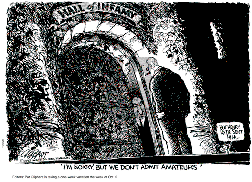 Pat Oliphant on Friday October 2, 1998 Comic Strip