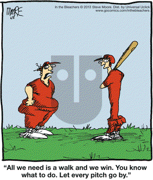 In the Bleachers on Saturday June 8, 2013 Comic Strip