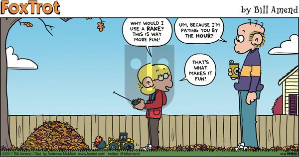 FoxTrot on Sunday October 8, 2017 Comic Strip