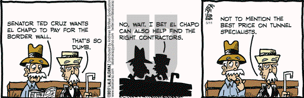 La Cucaracha on Thursday May 11, 2017 Comic Strip