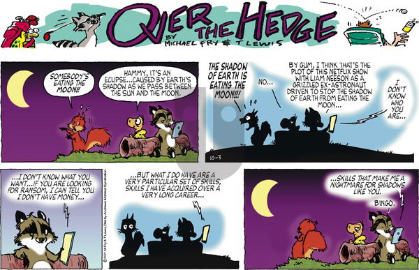 Over the Hedge on Sunday October 3, 2021 Comic Strip