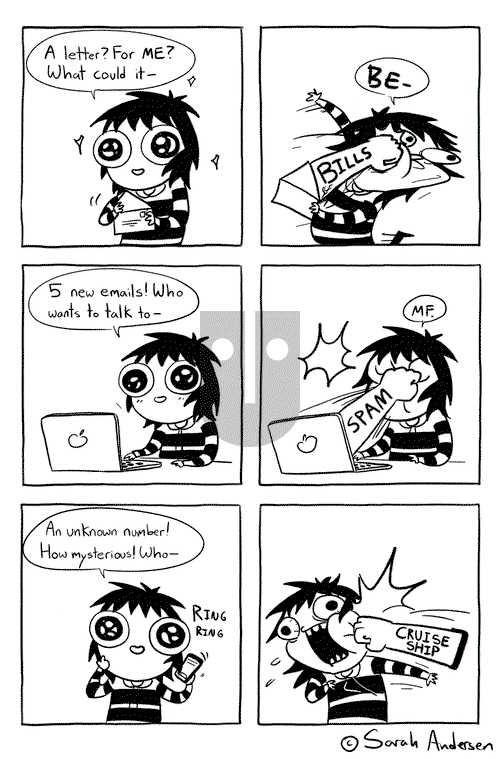 Sarah's Scribbles on Wednesday January 27, 2016 Comic Strip
