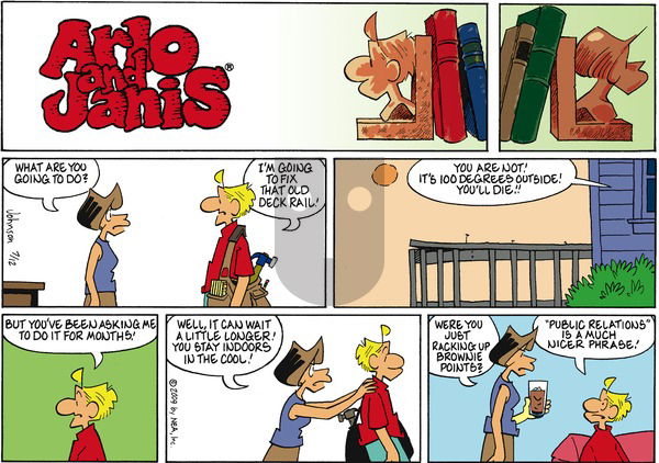 Arlo and Janis on Sunday July 12, 2009 Comic Strip