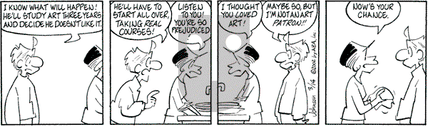Arlo and Janis on Thursday March 14, 2002 Comic Strip