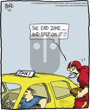 In the Bleachers on Wednesday October 9, 2013 Comic Strip