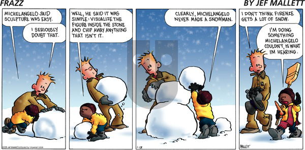 Frazz on Sunday January 18, 2015 Comic Strip