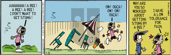 Grand Avenue on Tuesday July 15, 2014 Comic Strip