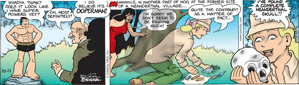Alley Oop on Saturday October 11, 2008 Comic Strip