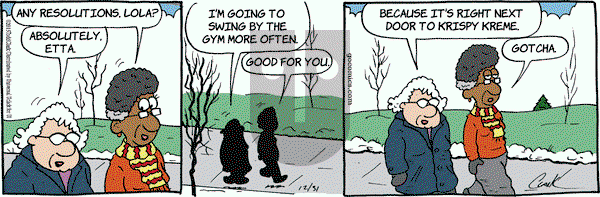 Lola on Thursday December 31, 2015 Comic Strip