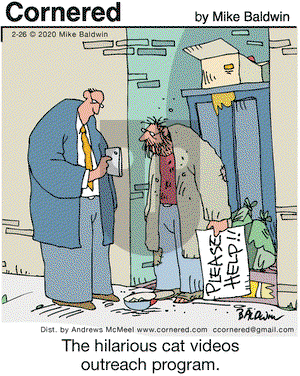 Cornered on Wednesday February 26, 2020 Comic Strip