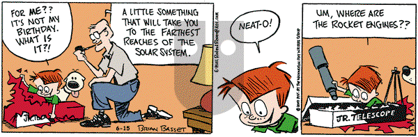 Red and Rover on Thursday June 15, 2000 Comic Strip
