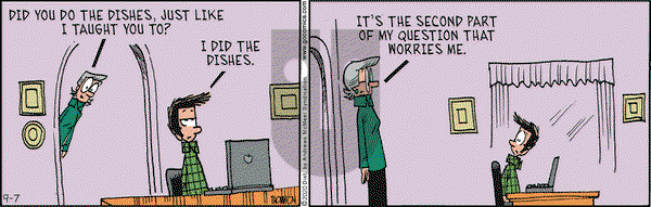 Grand Avenue on Monday September 7, 2020 Comic Strip