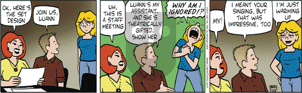Luann on Tuesday July 22, 2014 Comic Strip