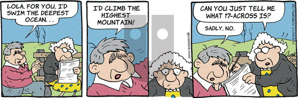 Lola on Monday January 23, 2017 Comic Strip