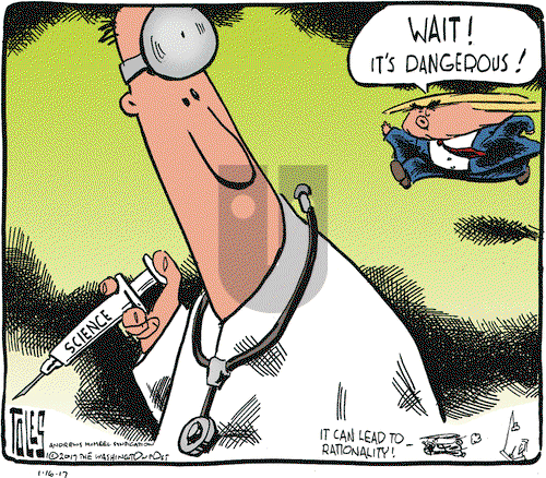 Tom Toles on Monday January 16, 2017 Comic Strip