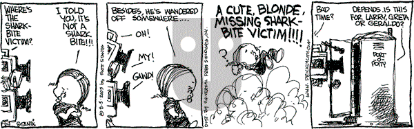 Prickly City on Saturday August 6, 2005 Comic Strip