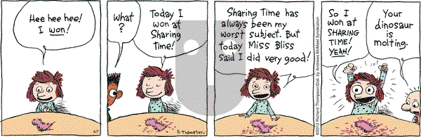 Cul de Sac on Friday April 7, 2017 Comic Strip