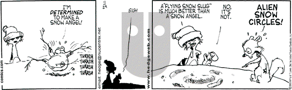 Over the Hedge on Monday February 16, 2004 Comic Strip