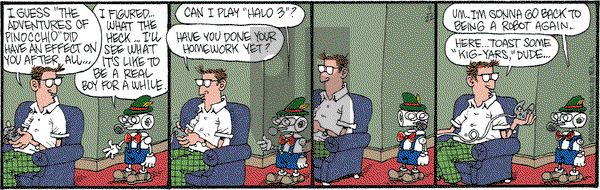 Monty on Tuesday September 22, 2009 Comic Strip