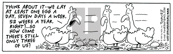 Frank and Ernest on Thursday May 15, 1997 Comic Strip