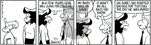 Arlo and Janis on Monday October 17, 1994 Comic Strip