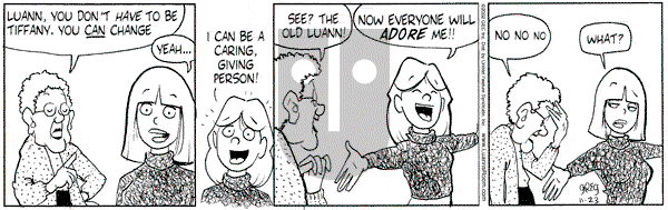Luann on Saturday November 23, 2002 Comic Strip