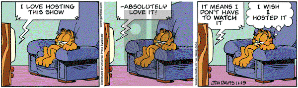 Garfield - Friday November 19, 2004 Comic Strip