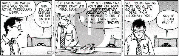 Get Fuzzy on Friday December 29, 2000 Comic Strip