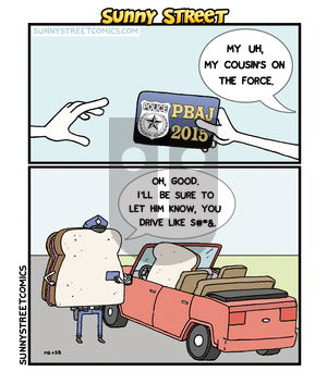 Sunny Street on Monday March 21, 2016 Comic Strip