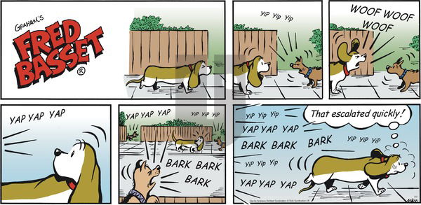 Fred Basset on Sunday February 3, 2019 Comic Strip
