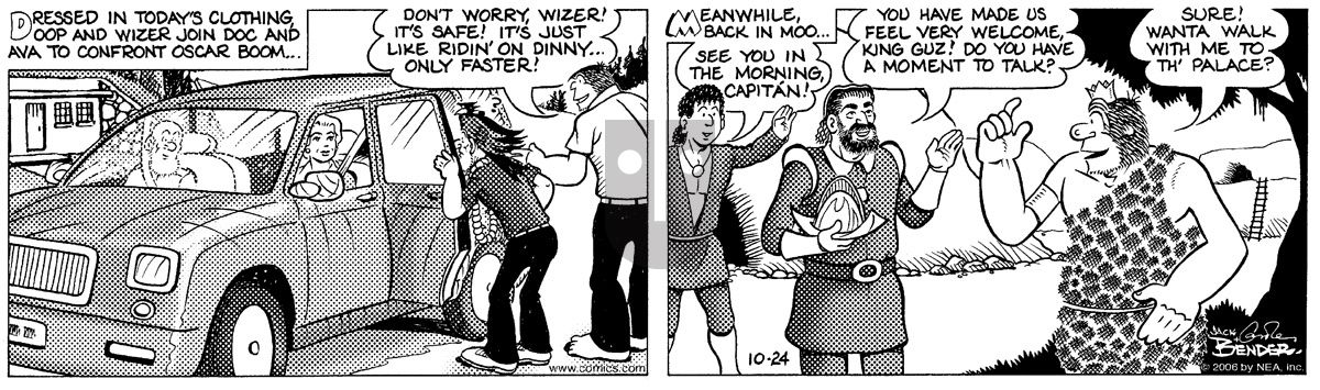 Alley Oop - Tuesday October 24, 2006 Comic Strip