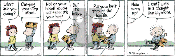 Cul de Sac - Friday April 5, 2024 Comic Strip