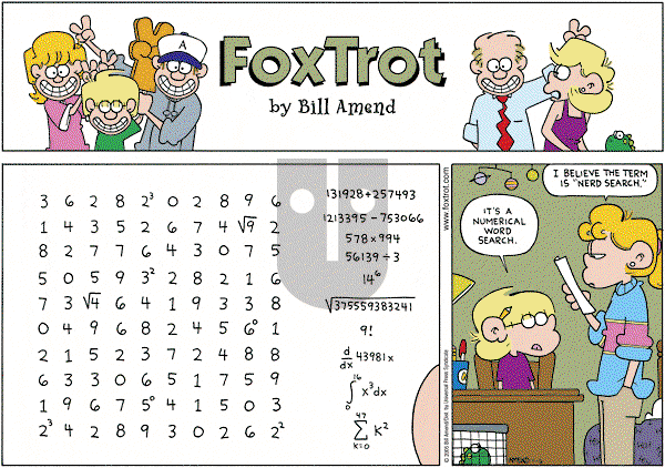 FoxTrot on Sunday November 6, 2005 Comic Strip