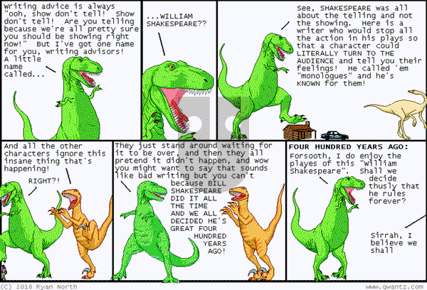 Dinosaur Comics on Tuesday April 1, 2025 Comic Strip
