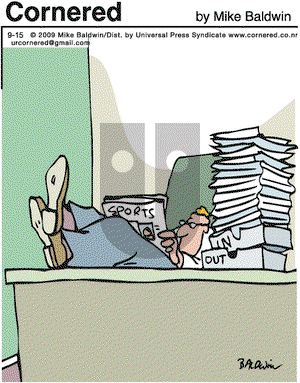 Cornered on Tuesday September 15, 2009 Comic Strip